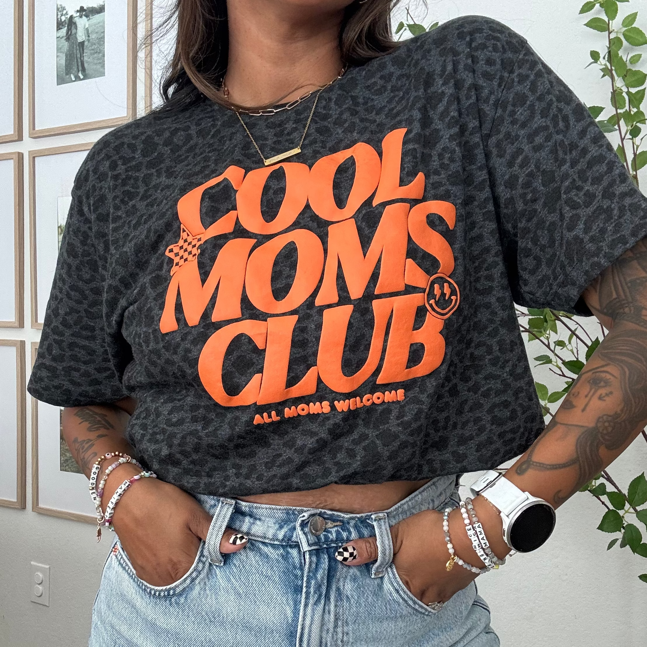 PUFF 'All Mom's Welcome' Realtree Camo/Leopard T-Shirt