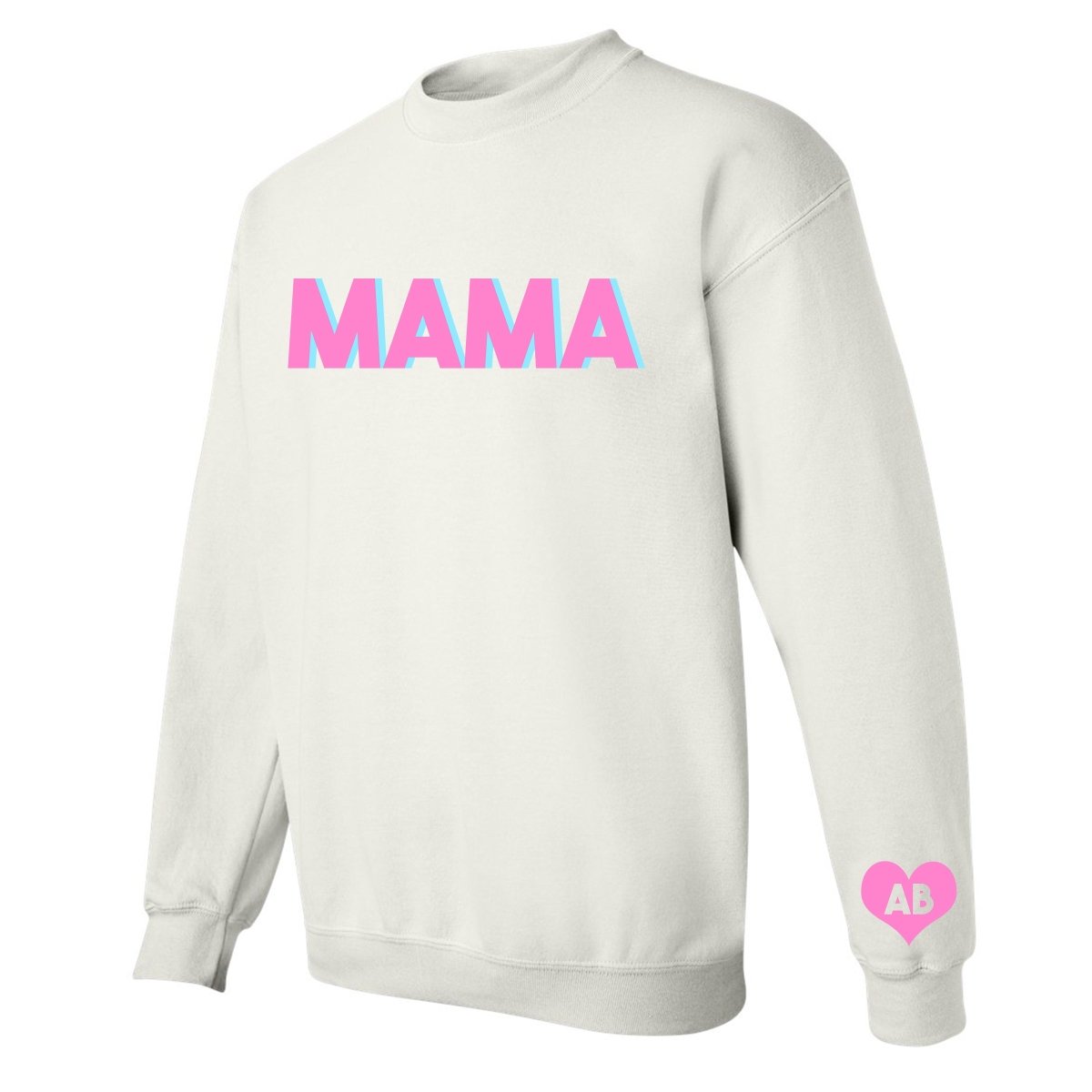 Initialed 'Mama' Crewneck Sweatshirt