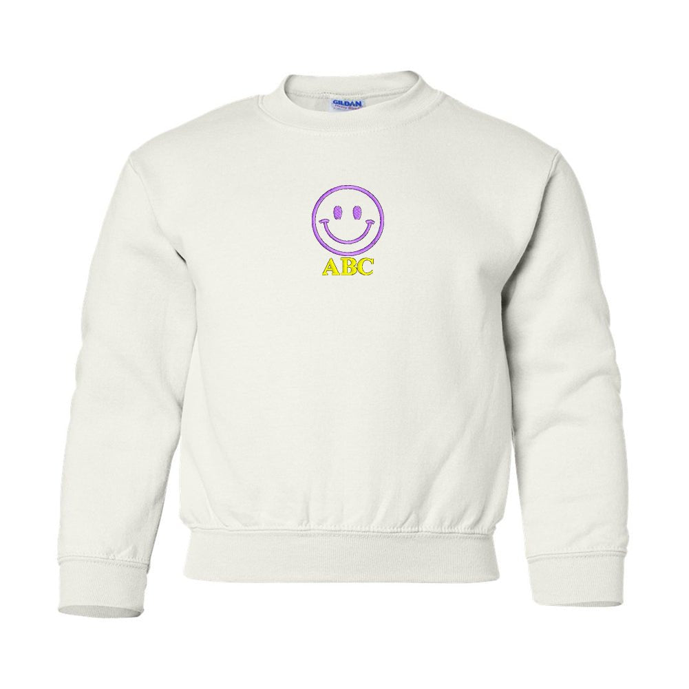Kids 'Smiley Face' Crewneck Sweatshirt