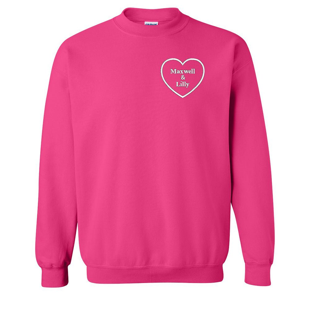Make It Yours™ 'Heart Names' Crewneck Sweatshirt