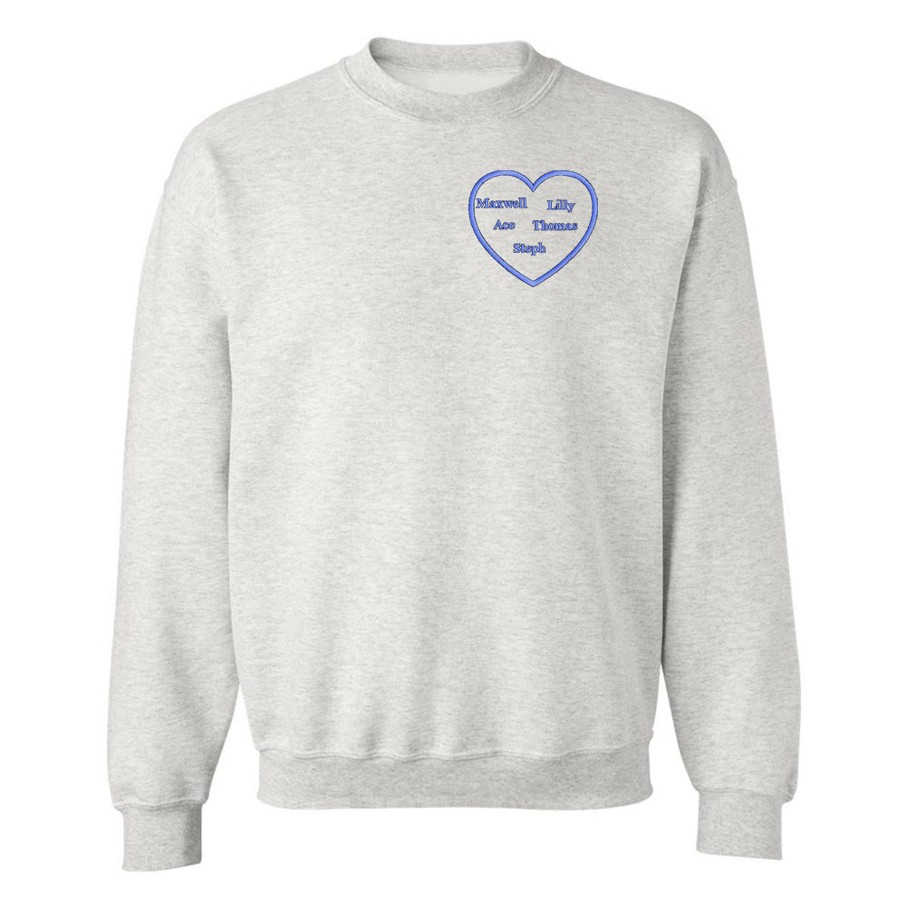 Make It Yours™ 'Heart Names' Crewneck Sweatshirt