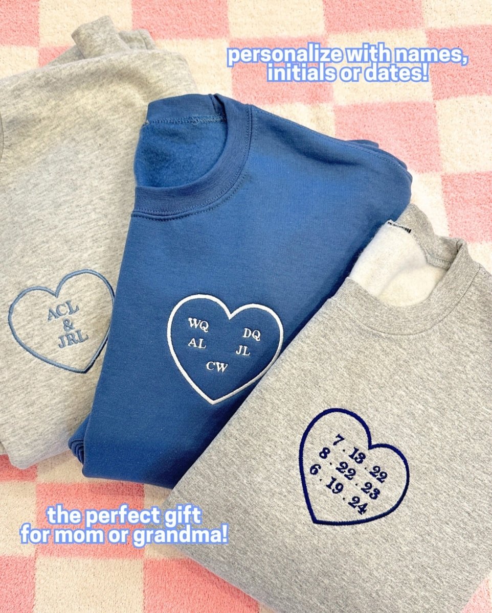 Make It Yours™ 'Heart Names' Crewneck Sweatshirt