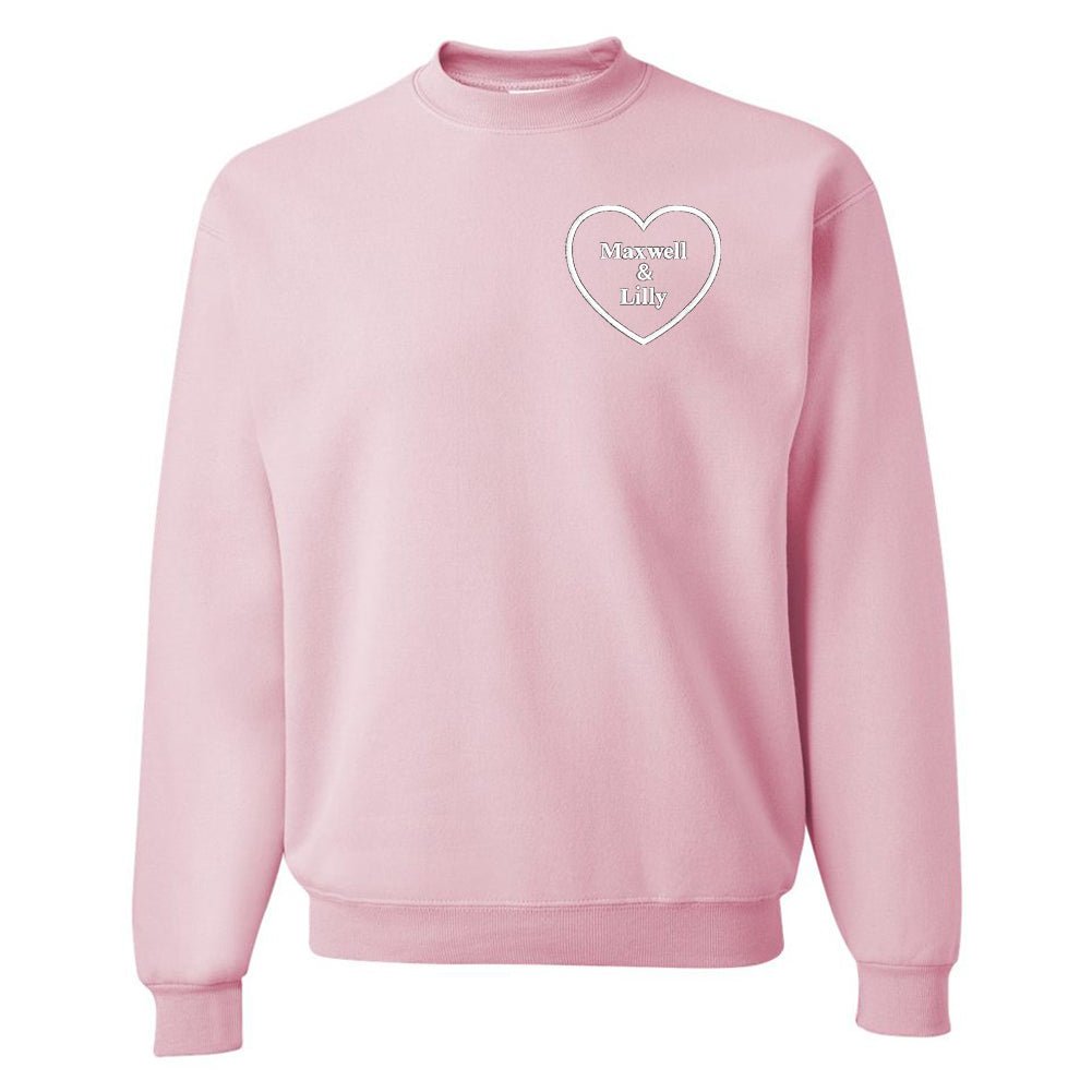 Make It Yours™ 'Heart Names' Crewneck Sweatshirt