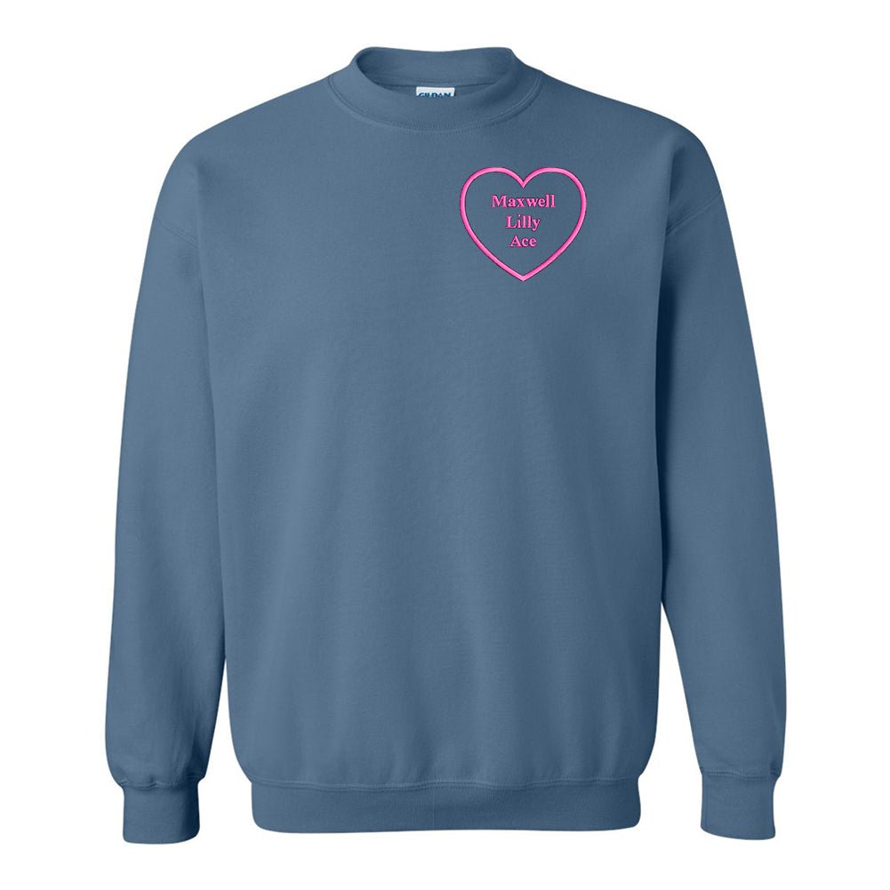 Make It Yours™ 'Heart Names' Crewneck Sweatshirt