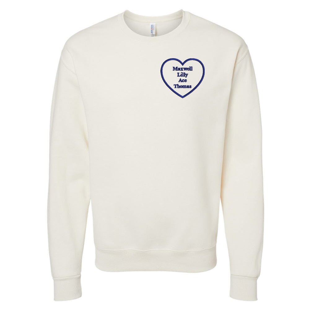 Make It Yours™ 'Heart Names' Crewneck Sweatshirt