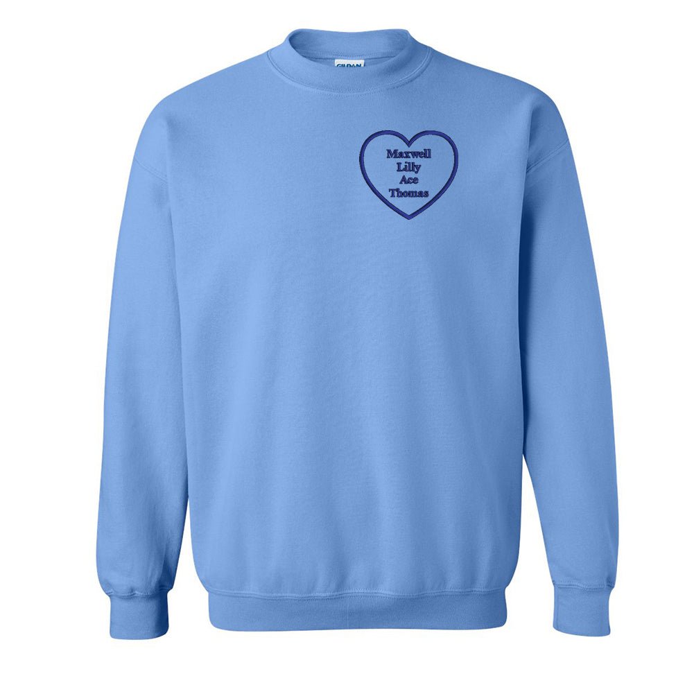 Make It Yours™ 'Heart Names' Crewneck Sweatshirt