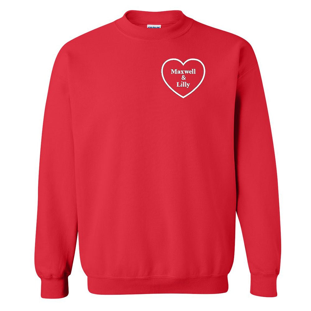 Make It Yours™ 'Heart Names' Crewneck Sweatshirt