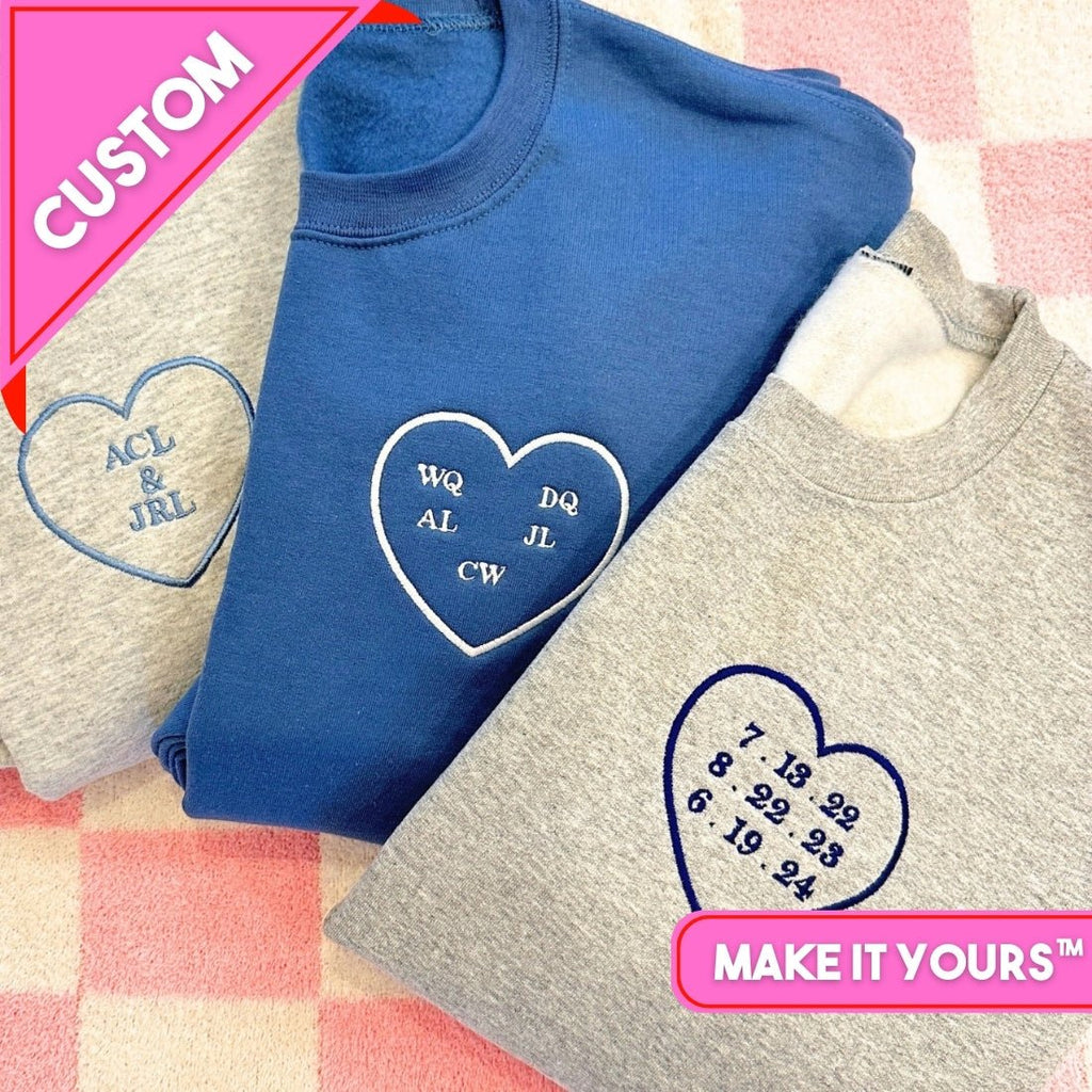 Make It Yours™ 'Heart Names' Crewneck Sweatshirt