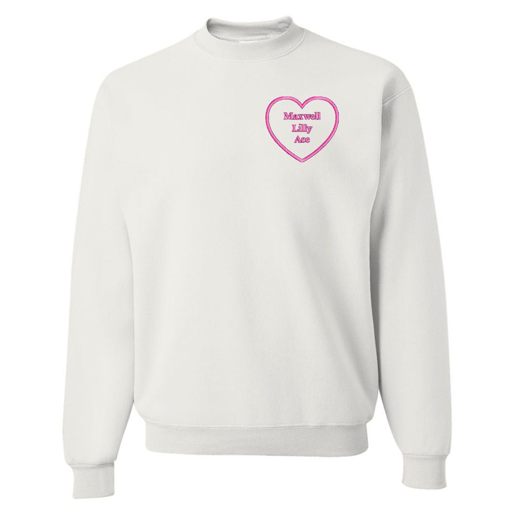 Make It Yours™ 'Heart Names' Crewneck Sweatshirt