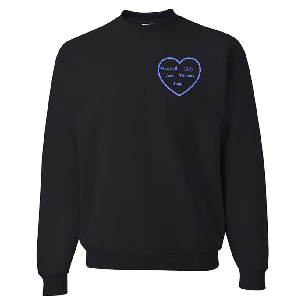 Make It Yours™ 'Heart Names' Crewneck Sweatshirt