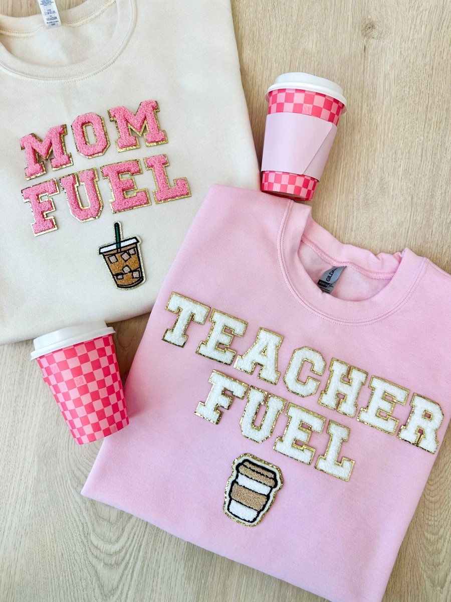Make It Yours™ Letter Patch Crewneck Sweatshirt