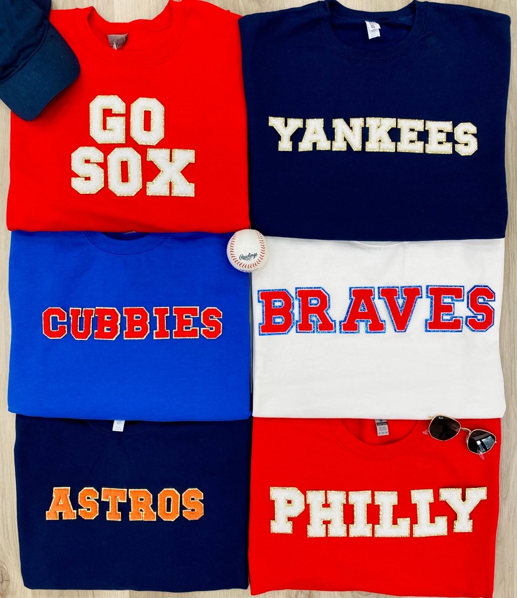 Make It Yours™ Letter Patch Gameday Crewneck Sweatshirt