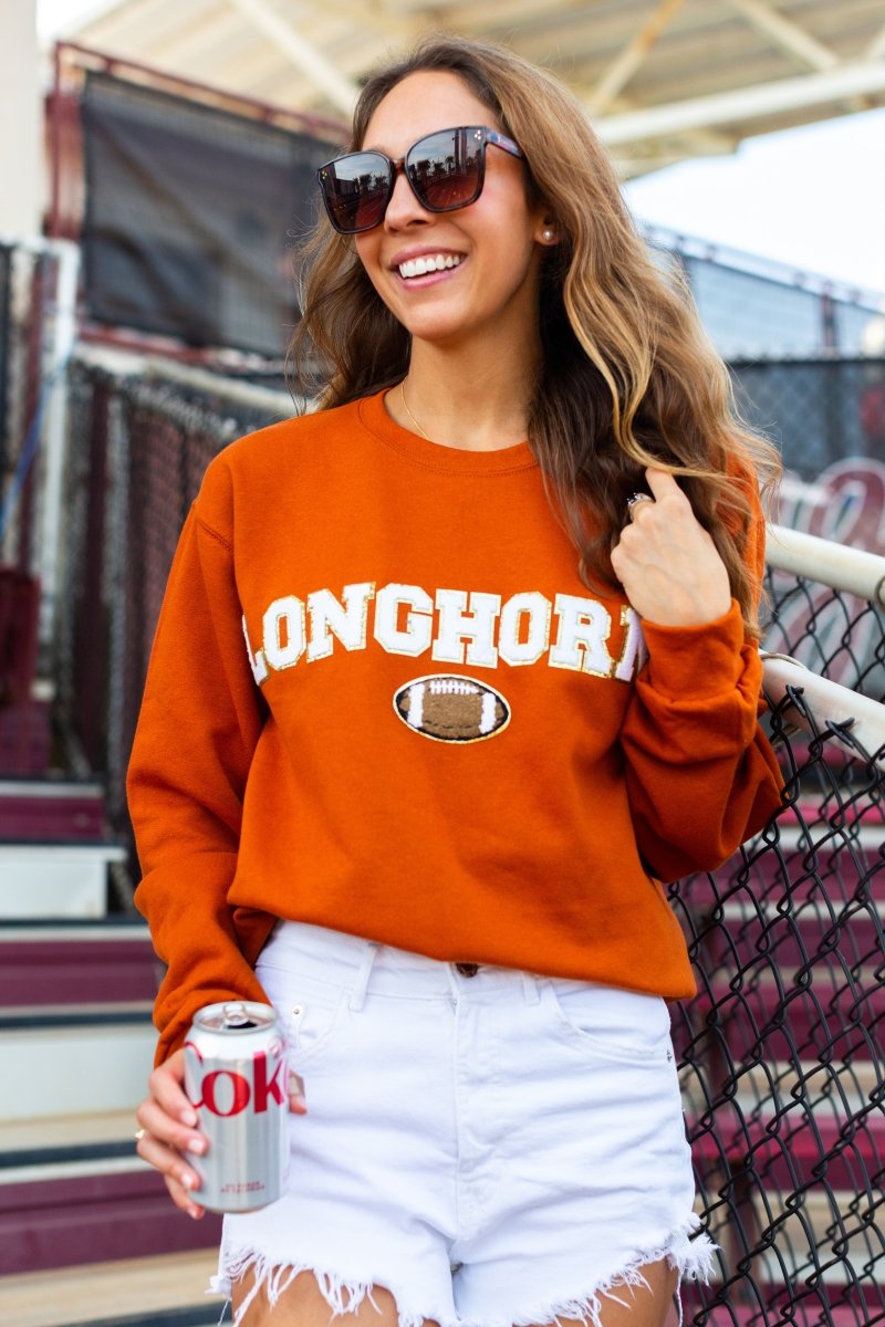 Make It Yours™ Letter Patch Gameday Crewneck Sweatshirt