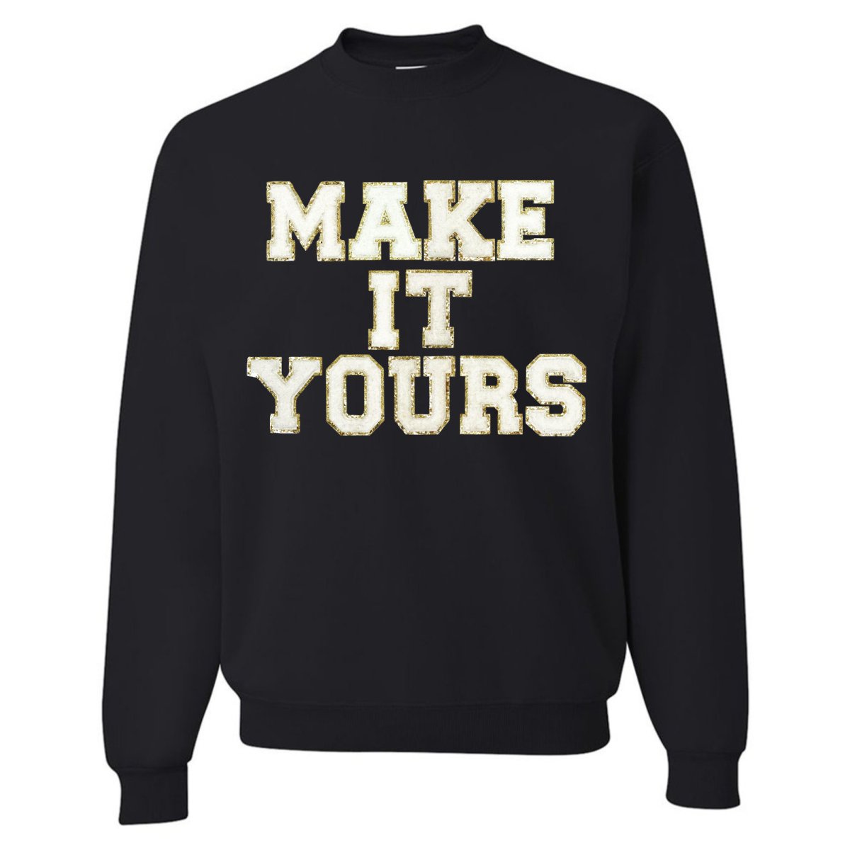 Make It Yours™ Letter Patch Gameday Crewneck Sweatshirt