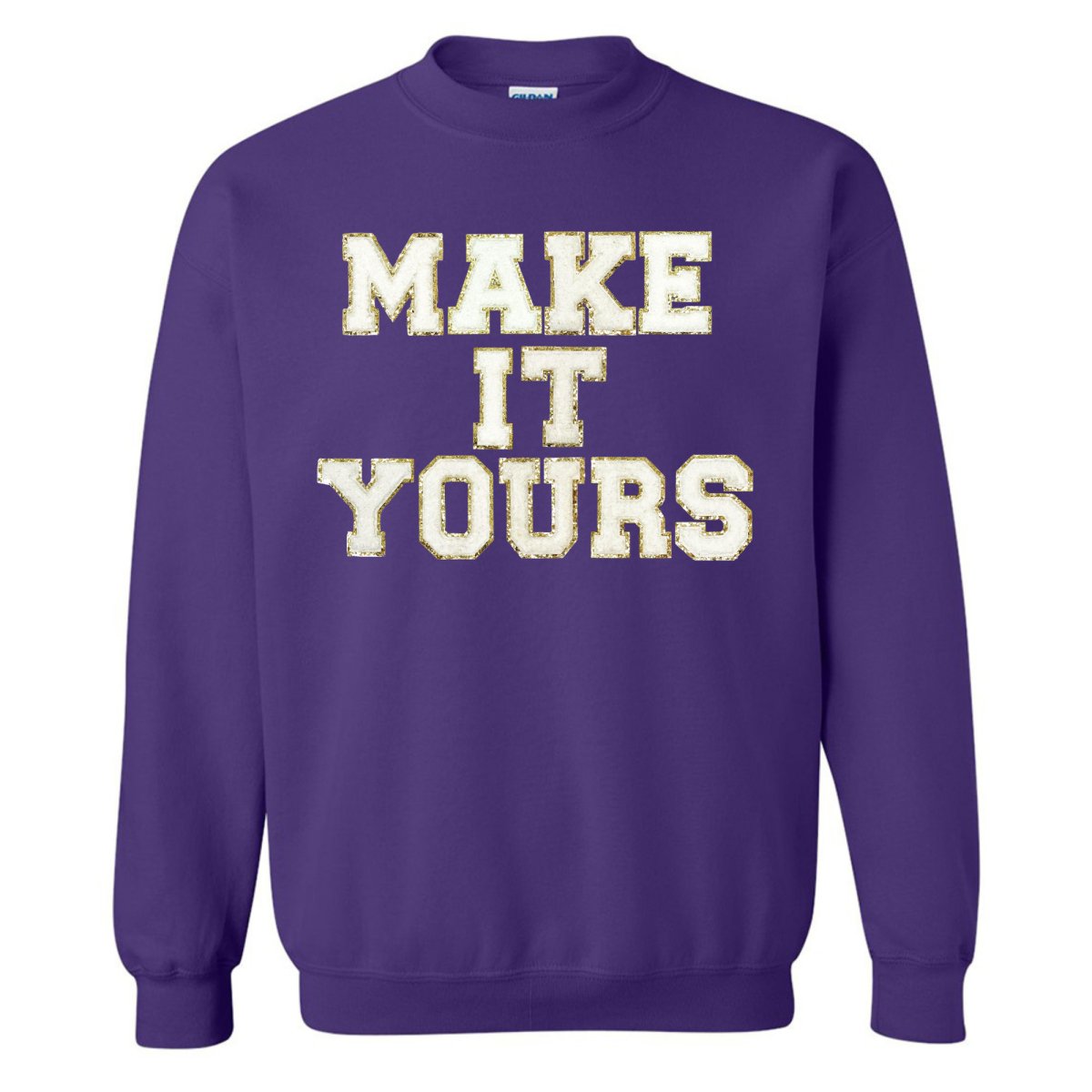 Make It Yours™ Letter Patch Gameday Crewneck Sweatshirt