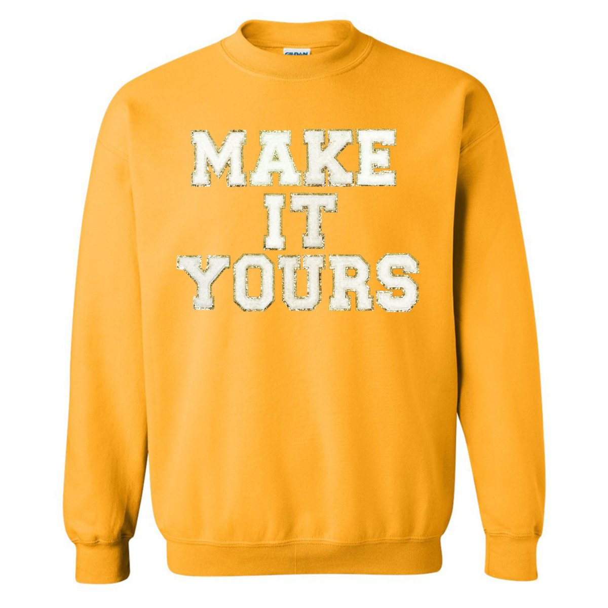 Make It Yours™ Letter Patch Gameday Crewneck Sweatshirt