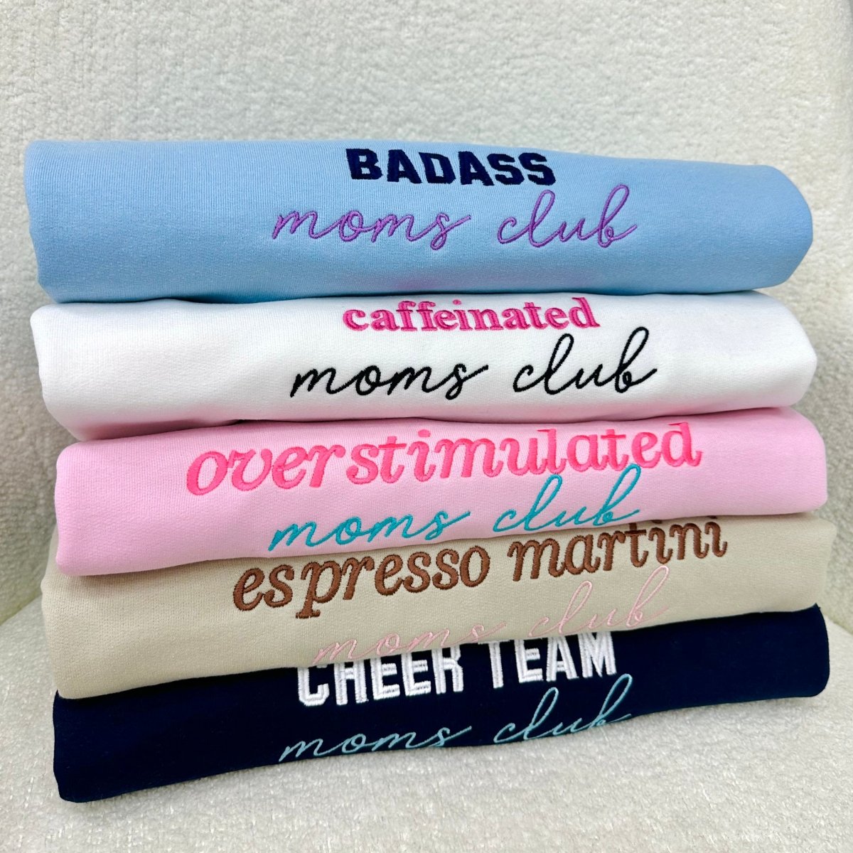 Make It Yours™ 'Moms Club' Crewneck Sweatshirt
