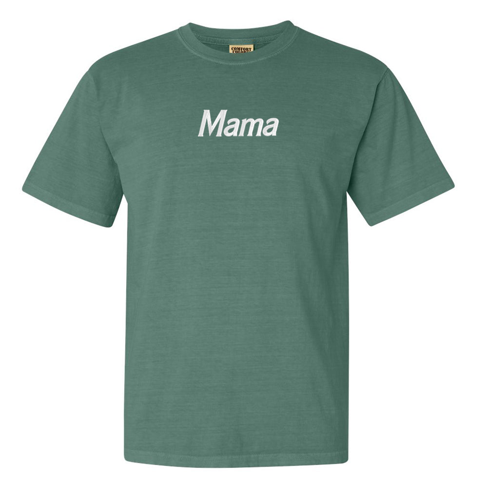 Mama Embroidered Comfort Colors T-Shirt