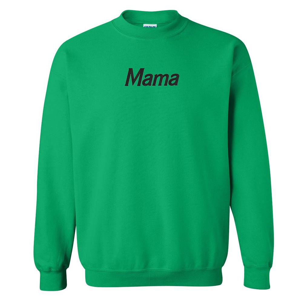 Mama Embroidered Crewneck Sweatshirt