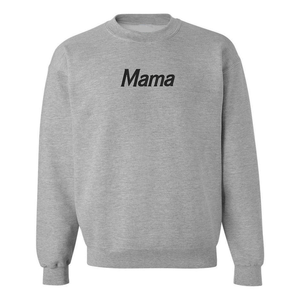 Mama Embroidered Crewneck Sweatshirt