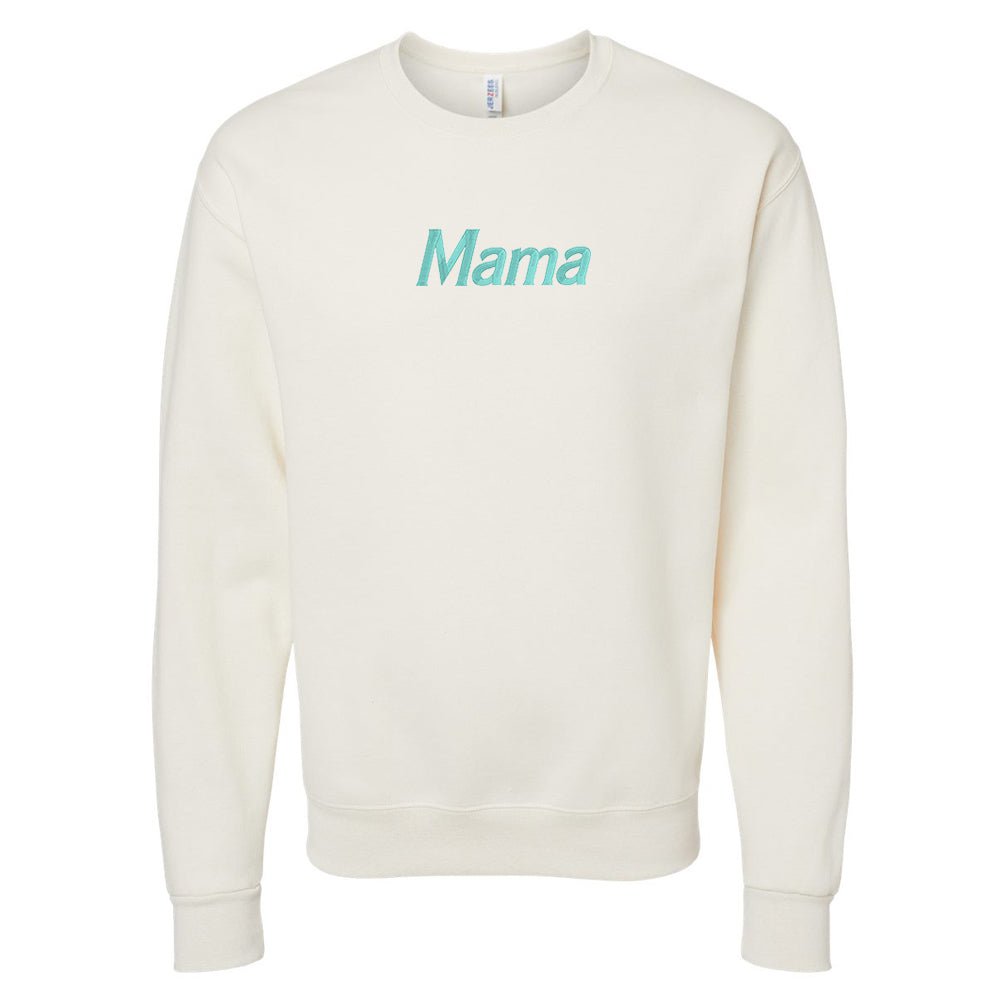 Mama Embroidered Crewneck Sweatshirt