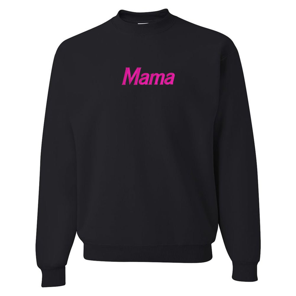 Mama Embroidered Crewneck Sweatshirt