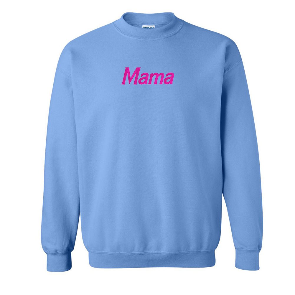 Mama Embroidered Crewneck Sweatshirt