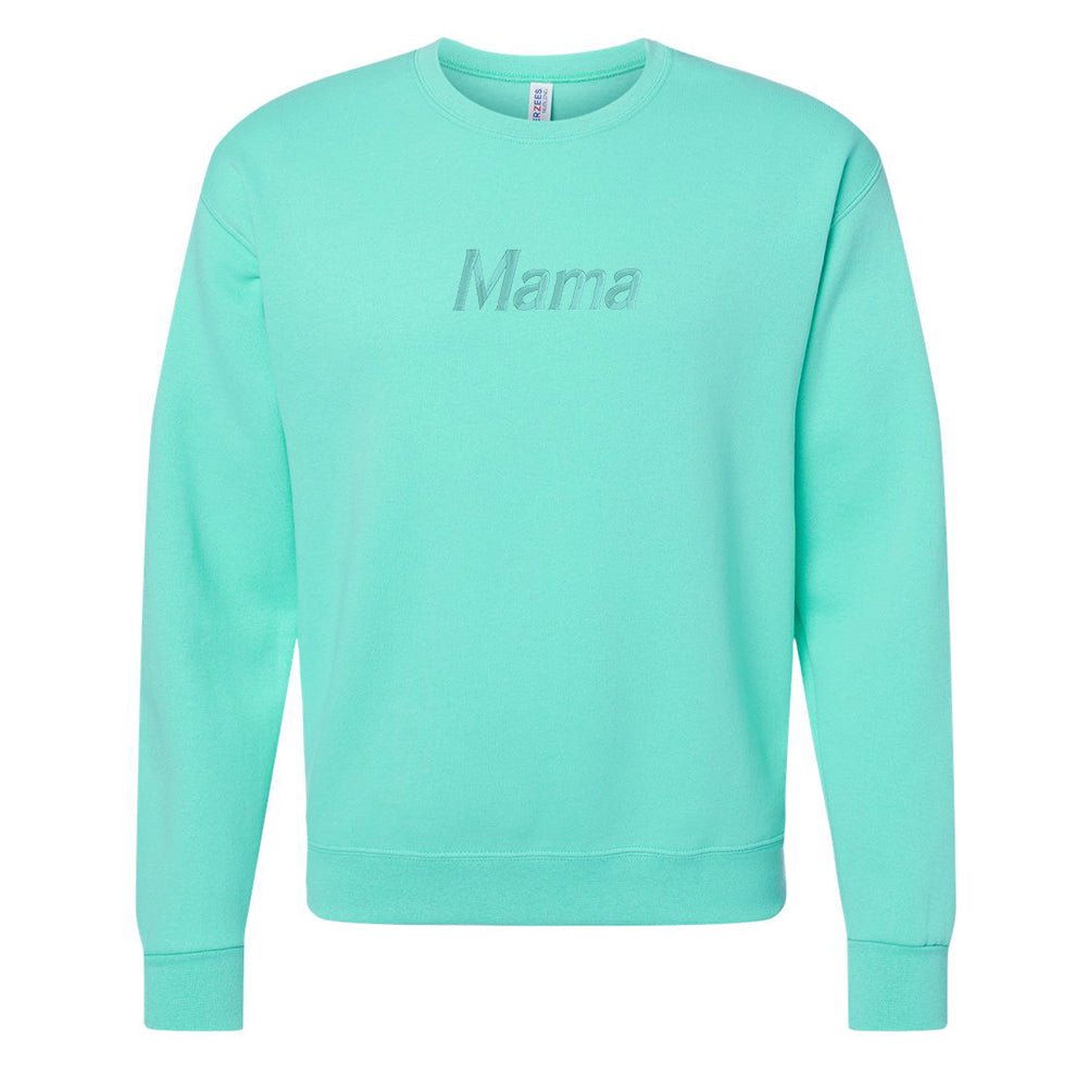 Mama Embroidered Crewneck Sweatshirt