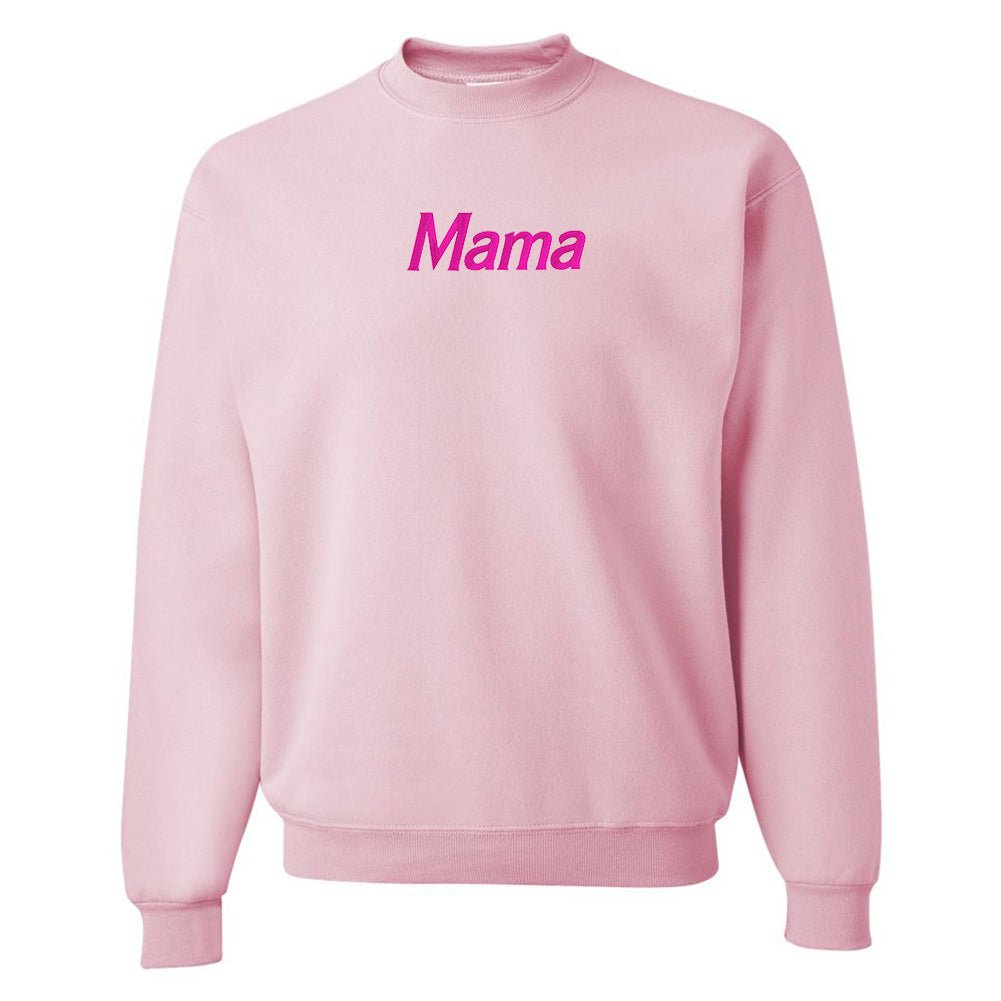 Mama Embroidered Crewneck Sweatshirt