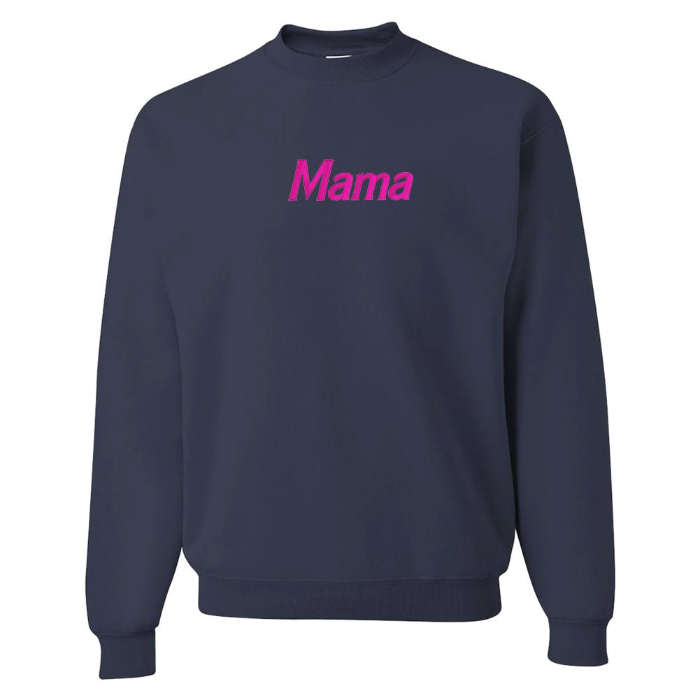 Mama Embroidered Crewneck Sweatshirt