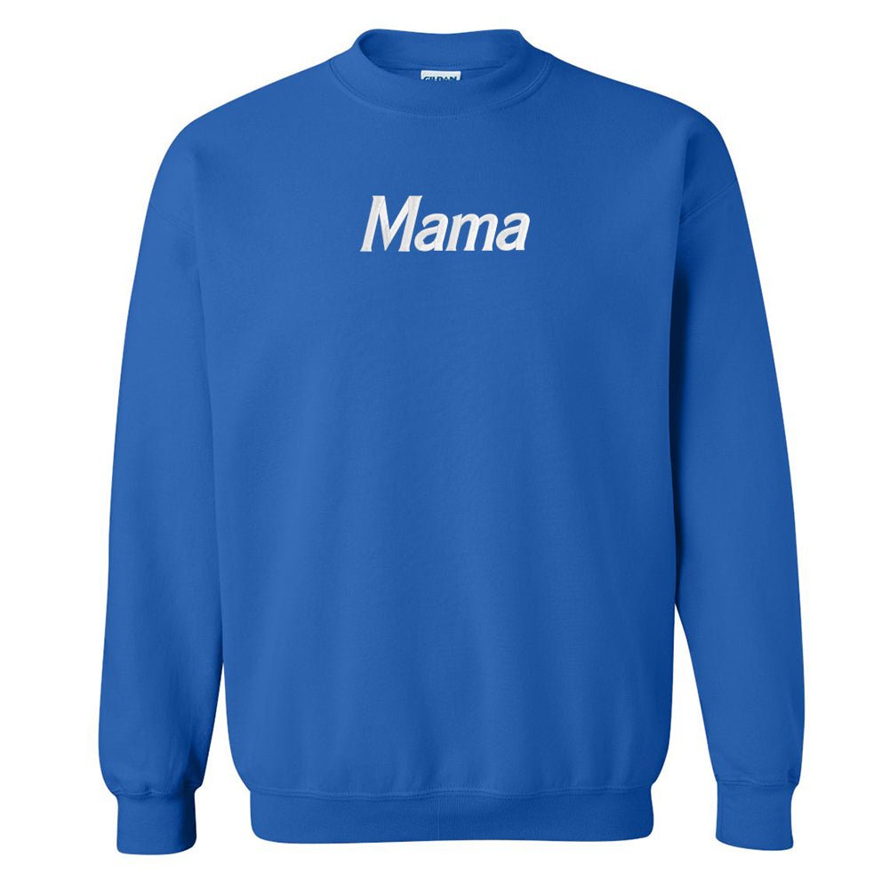 Mama Embroidered Crewneck Sweatshirt