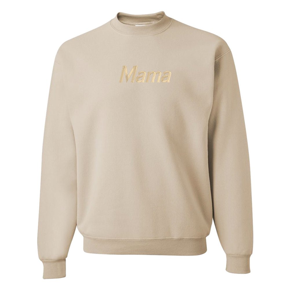 Mama Embroidered Crewneck Sweatshirt