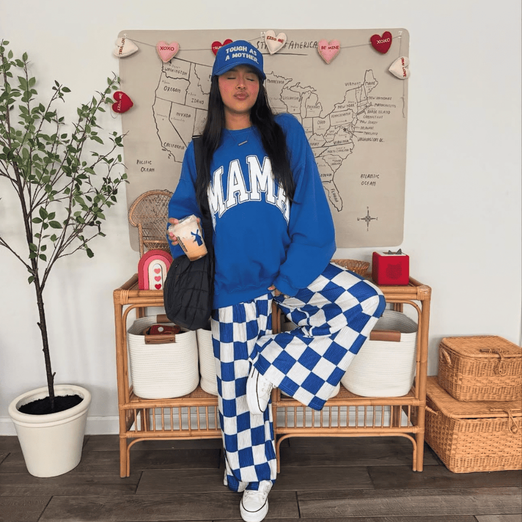 'Mama' PUFF Crewneck Sweatshirt
