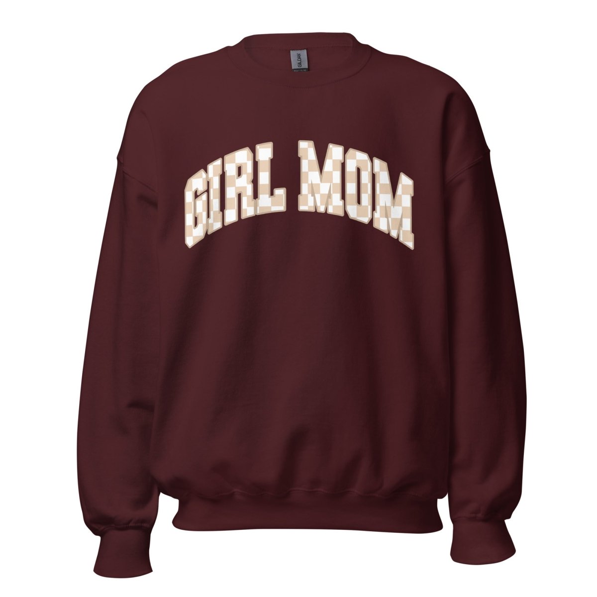 'Mama Tan Check' Crewneck Sweatshirt