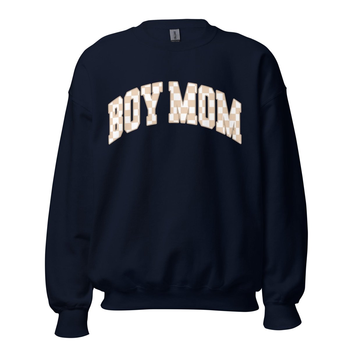 'Mama Tan Check' Crewneck Sweatshirt
