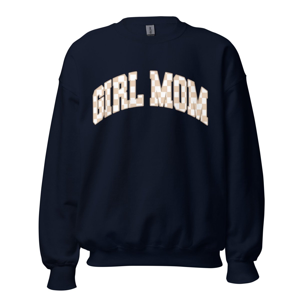'Mama Tan Check' Crewneck Sweatshirt
