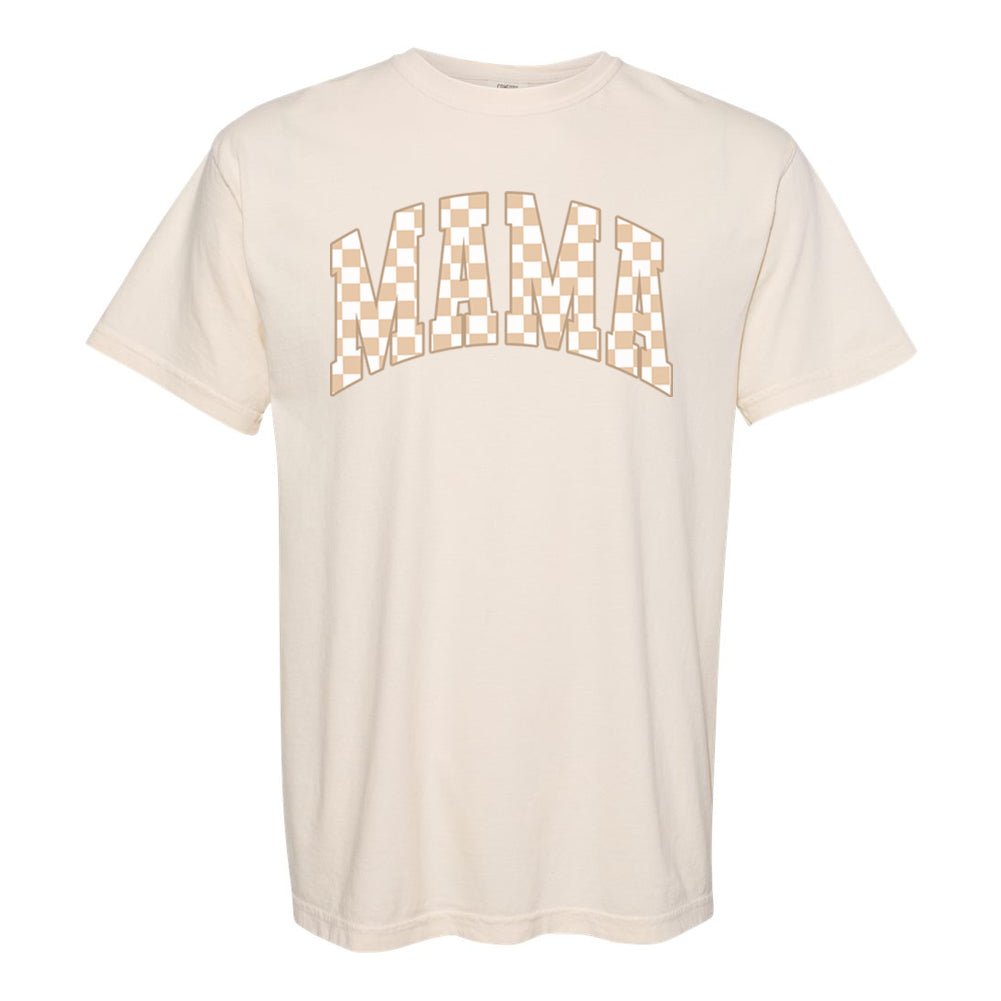 'Mama Tan Check' T-Shirt