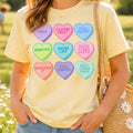 'Mom Life Candy Hearts' T-Shirt