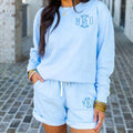 Monogrammed Comfort Colors Shorts Sweat Set