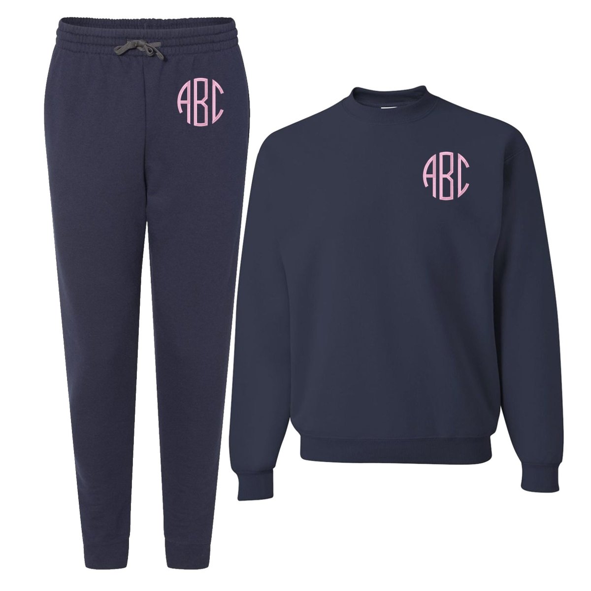 Monogrammed Jogger Sweat Set
