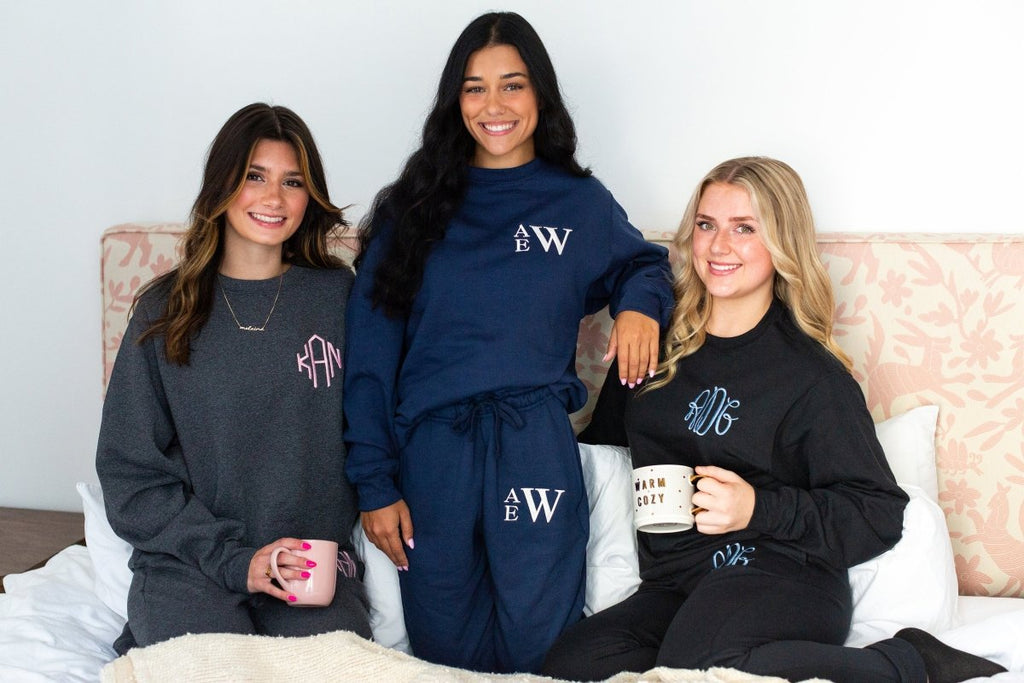 Monogrammed Jogger Sweat Set
