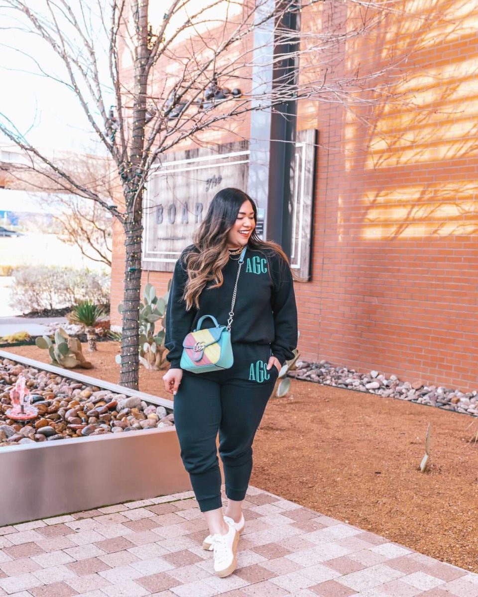Monogrammed Jogger Sweat Set