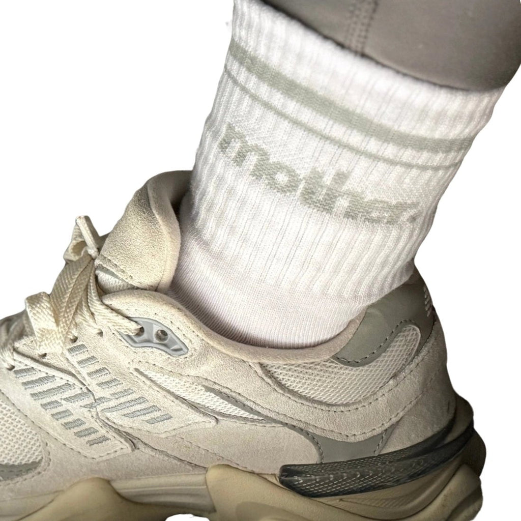 'Mother' Striped Crew Socks