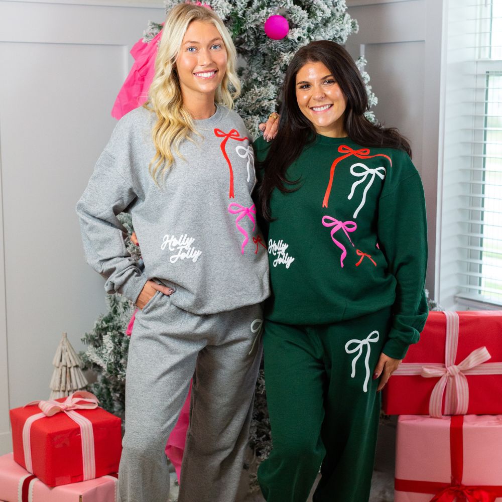 PUFF 'Holly Jolly Bow' Lounge Set