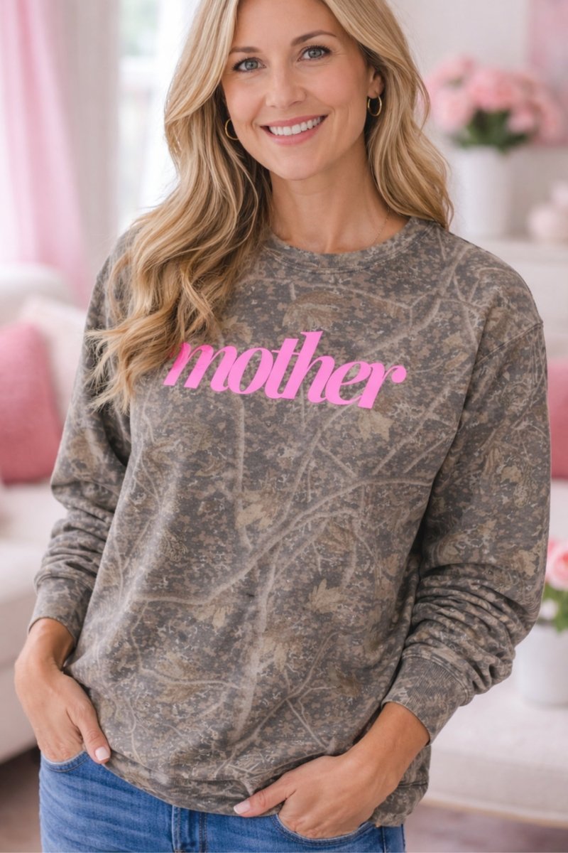 PUFF 'Mother Nature' Camo Hideaway Crewneck