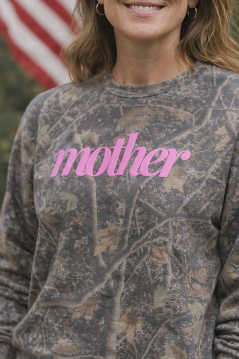 PUFF 'Mother Nature' Camo Hideaway Crewneck