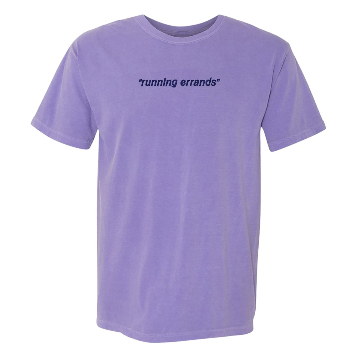 'Running Errands' Embroidered T-Shirt