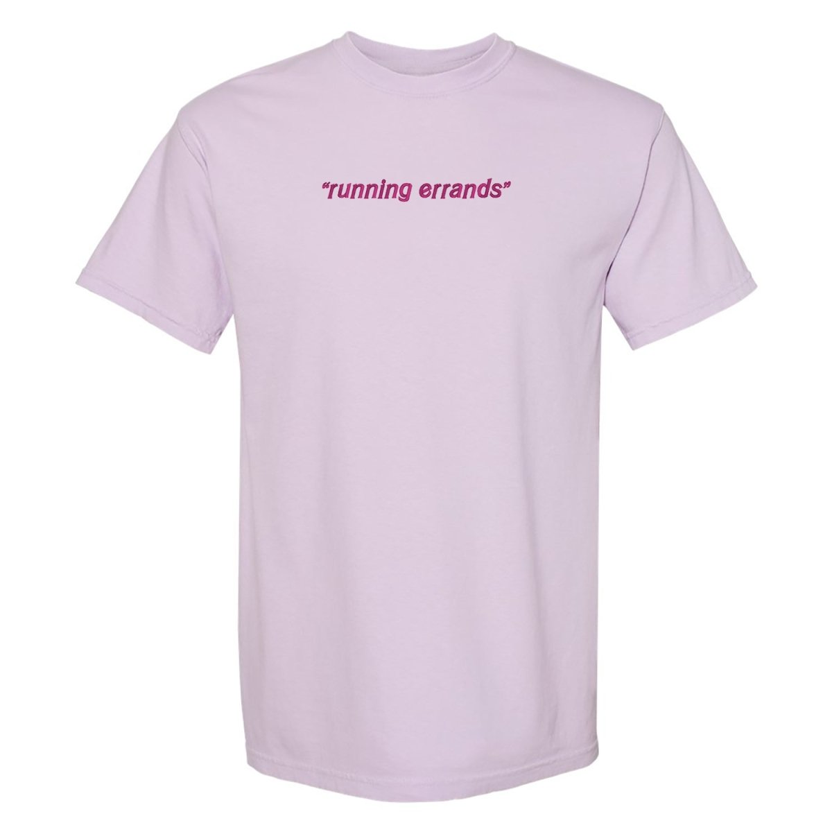 'Running Errands' Embroidered T-Shirt