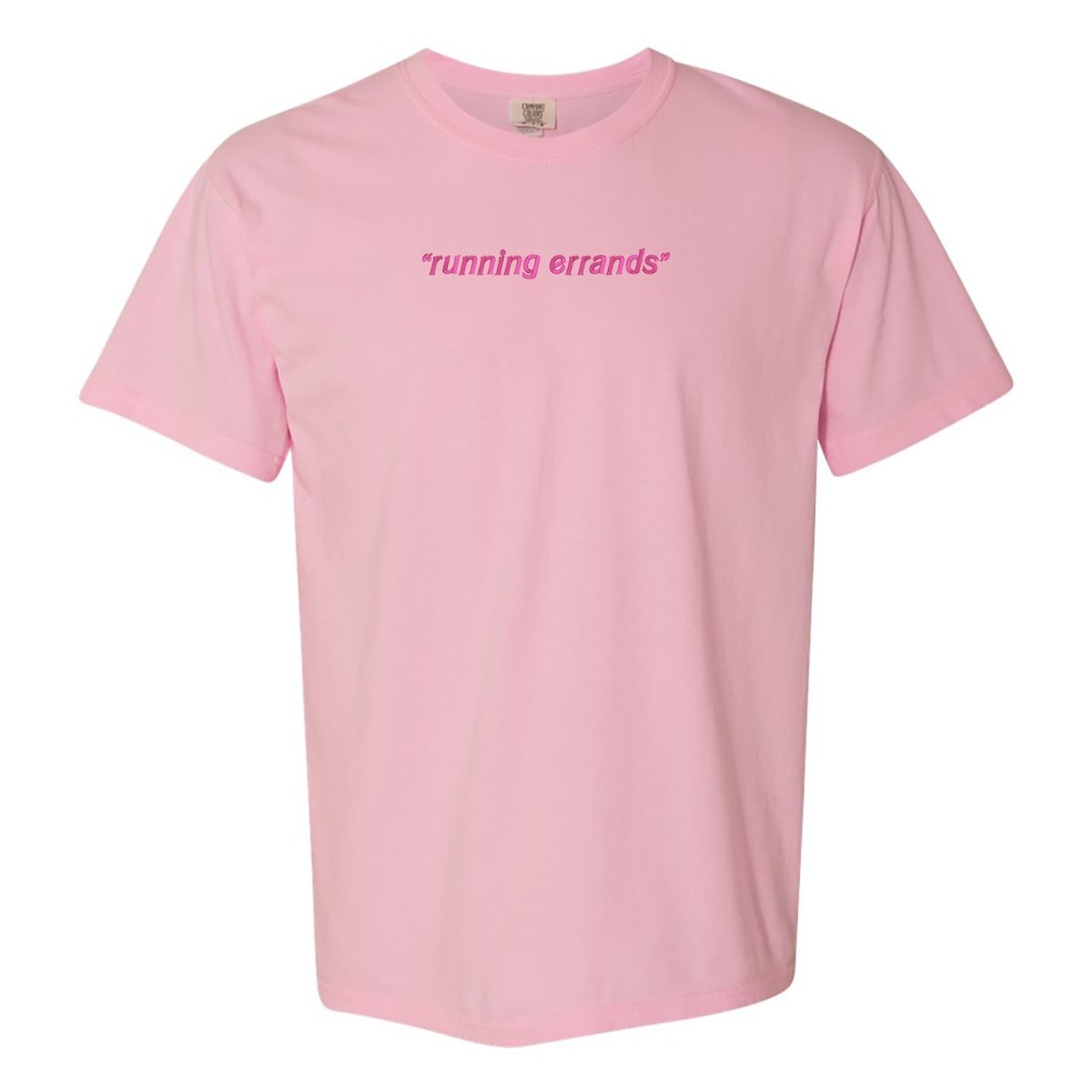 'Running Errands' Embroidered T-Shirt