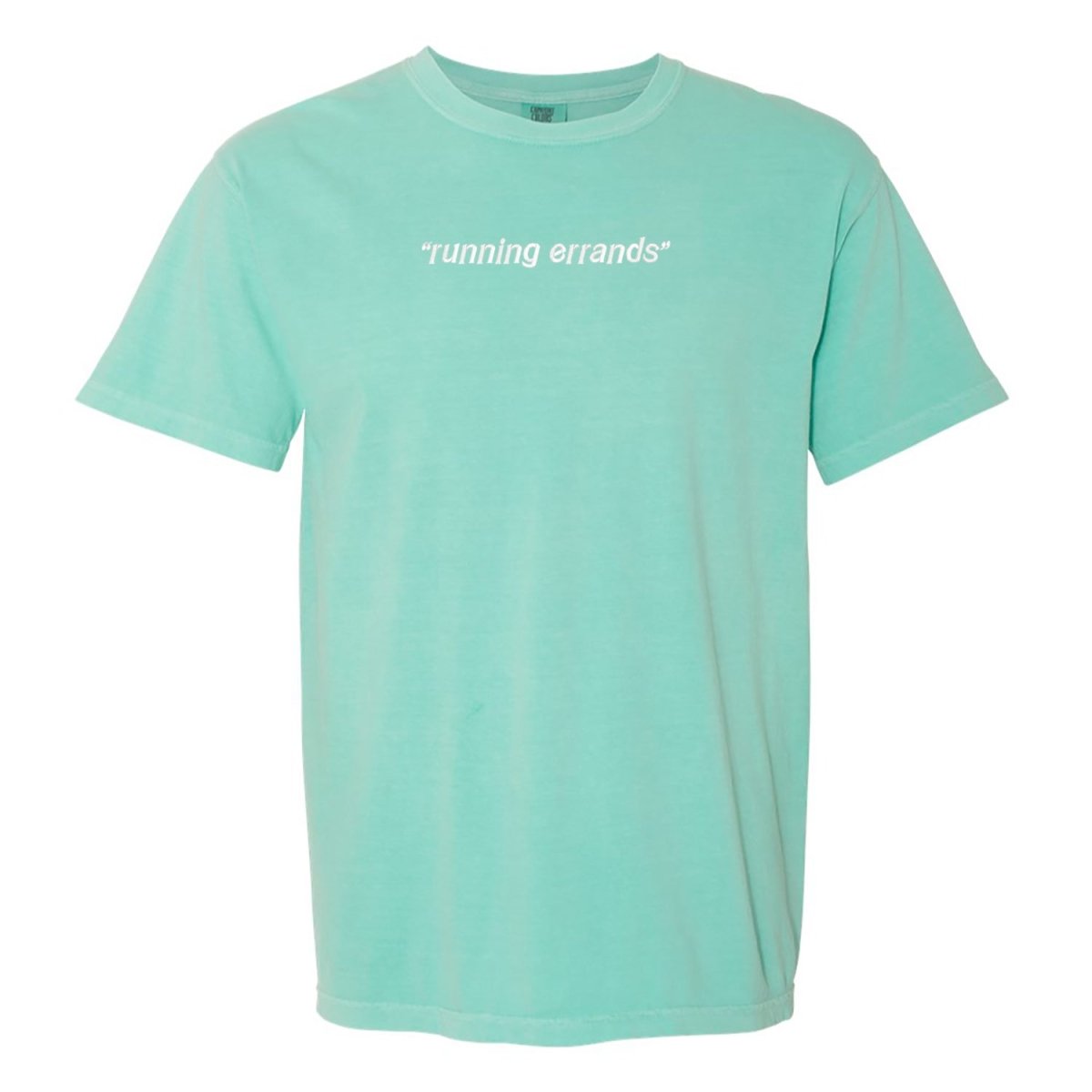 'Running Errands' Embroidered T-Shirt